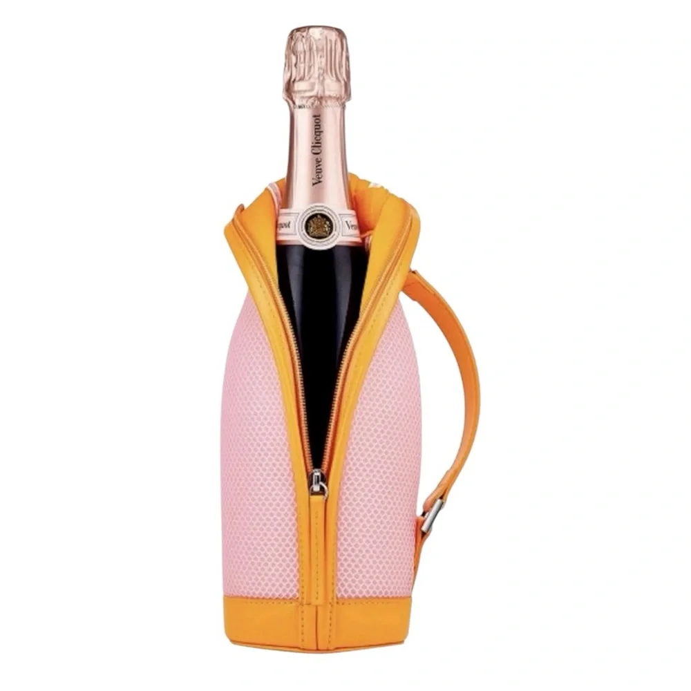 Veuve Clicquot Brut Rose Insulated Ice Jacket Zippered Tote Brand New